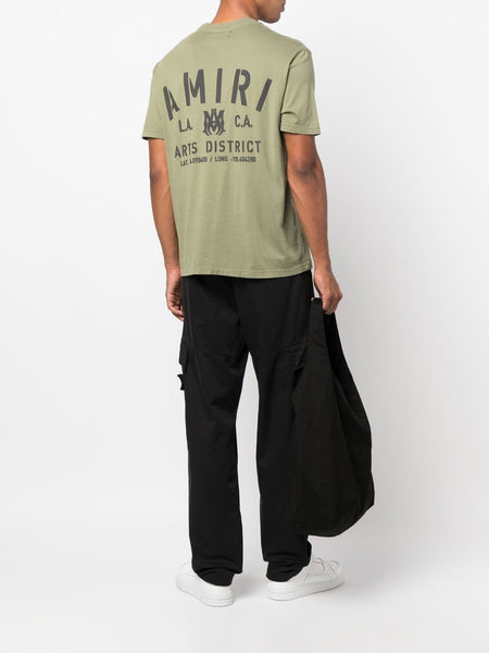 AMIRI logo-print cotton T-shirt – TOPDROP-NEWYORK