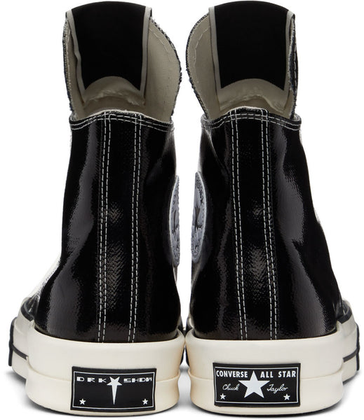 RICK OWENS DRKSHDW Black Converse Edition Turbodrk Chuck