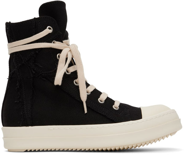 RICK OWENS DRKSHDW Black Strobe Penta Sneakers