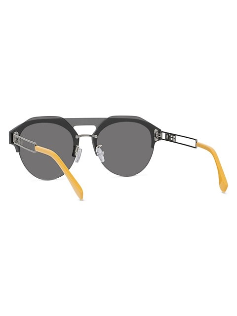 Fendi Metal Clubmaster Sunglasses