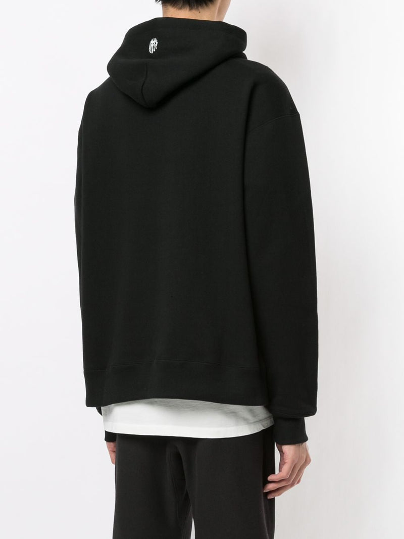BAPE BLACK *A BATHING APE® embellished logo hoodie