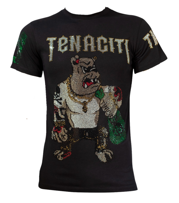 Tenaciti Bulldog Rhinestone T-Shirt