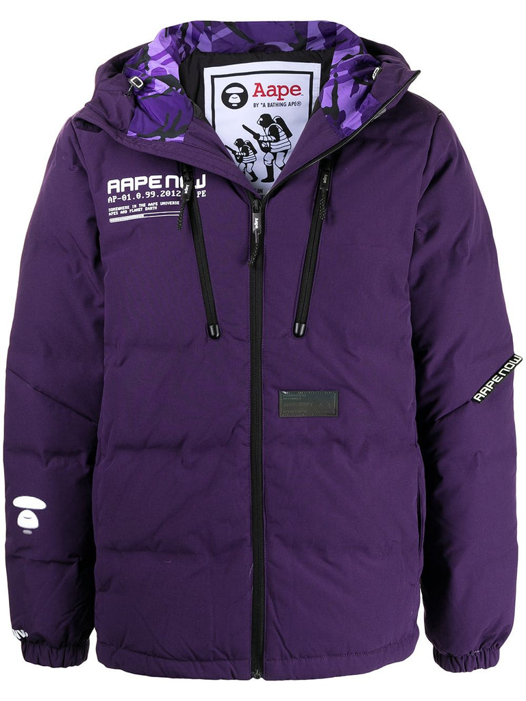 AAPE BY *A BATHING APE® hooded padded jacket – TOPDROP