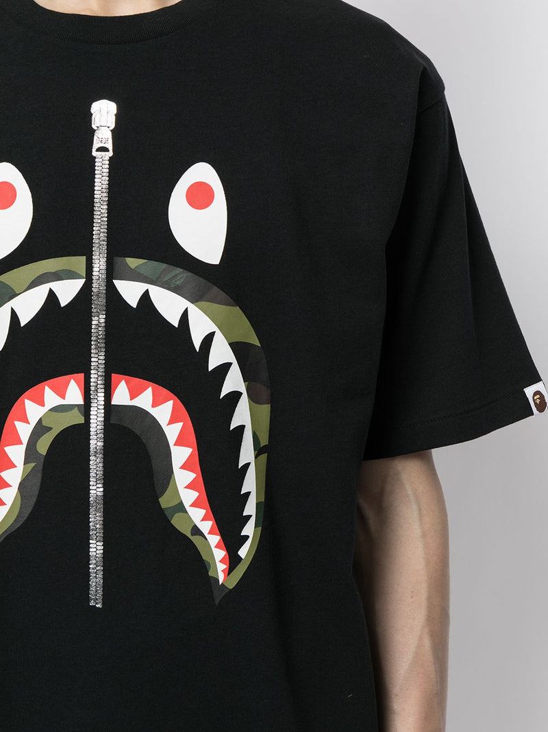A BATHING APE® Desert Camo Shark T-shirt