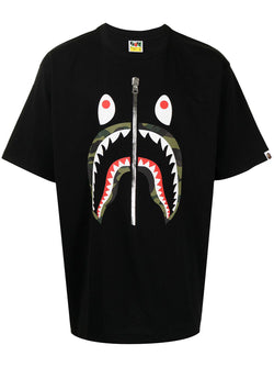 A BATHING APE® Desert Camo Shark T-shirt