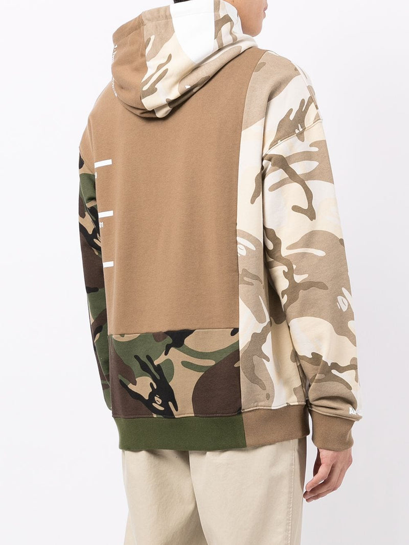 AAPE BY *A BATHING APE® camouflage-print logo hoodie