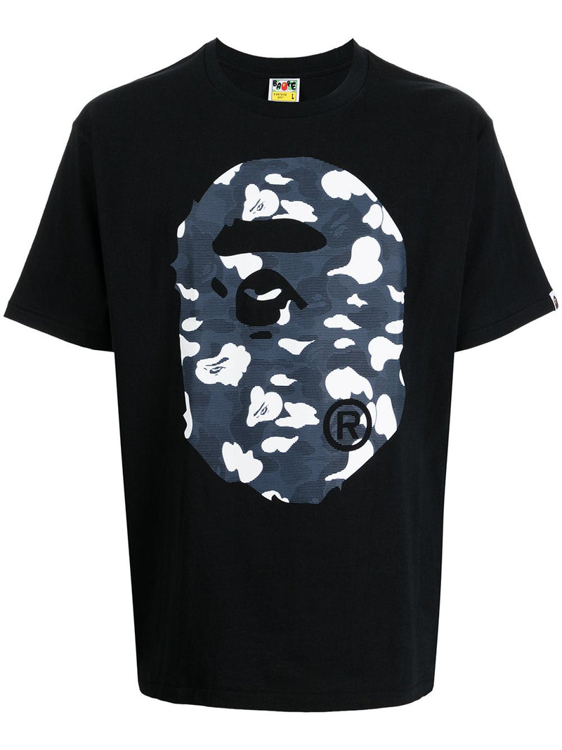 A BATHING APE® camouflage-print T-shirt