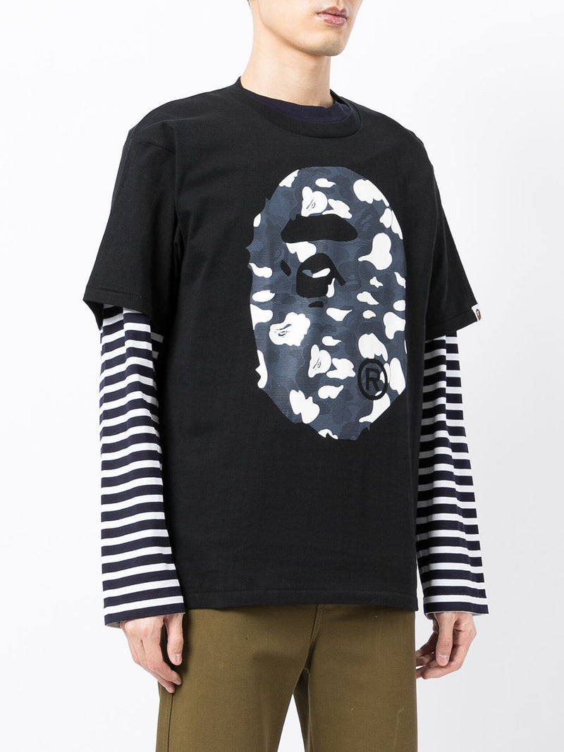 A BATHING APE® camouflage-print T-shirt