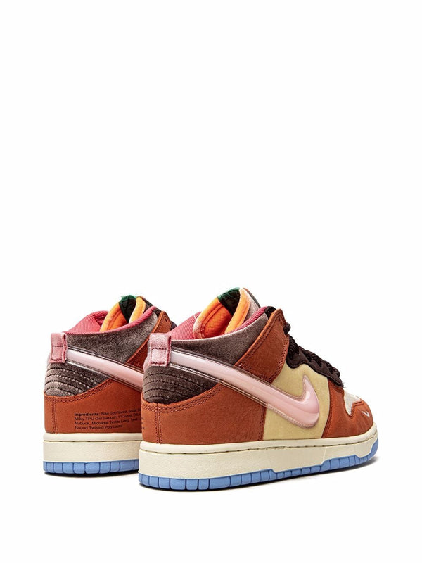 Nike x Social Status Dunk Mid "Chocolate Milk" sneakers