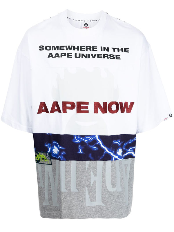 AAPE BY *A BATHING APE® all-over graphic print T-shirt