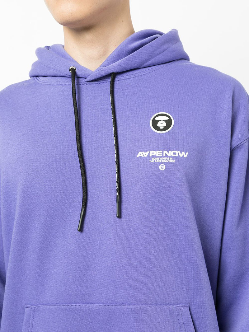 AAPE BY *A BATHING APE® logo-print hoodie