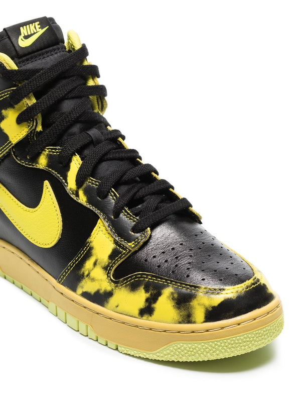 Nike Dunk High 1985 "Yellow Acid Wash" sneakers