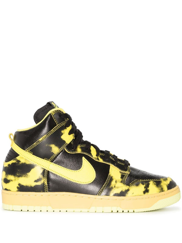 Nike Dunk High 1985 "Yellow Acid Wash" sneakers