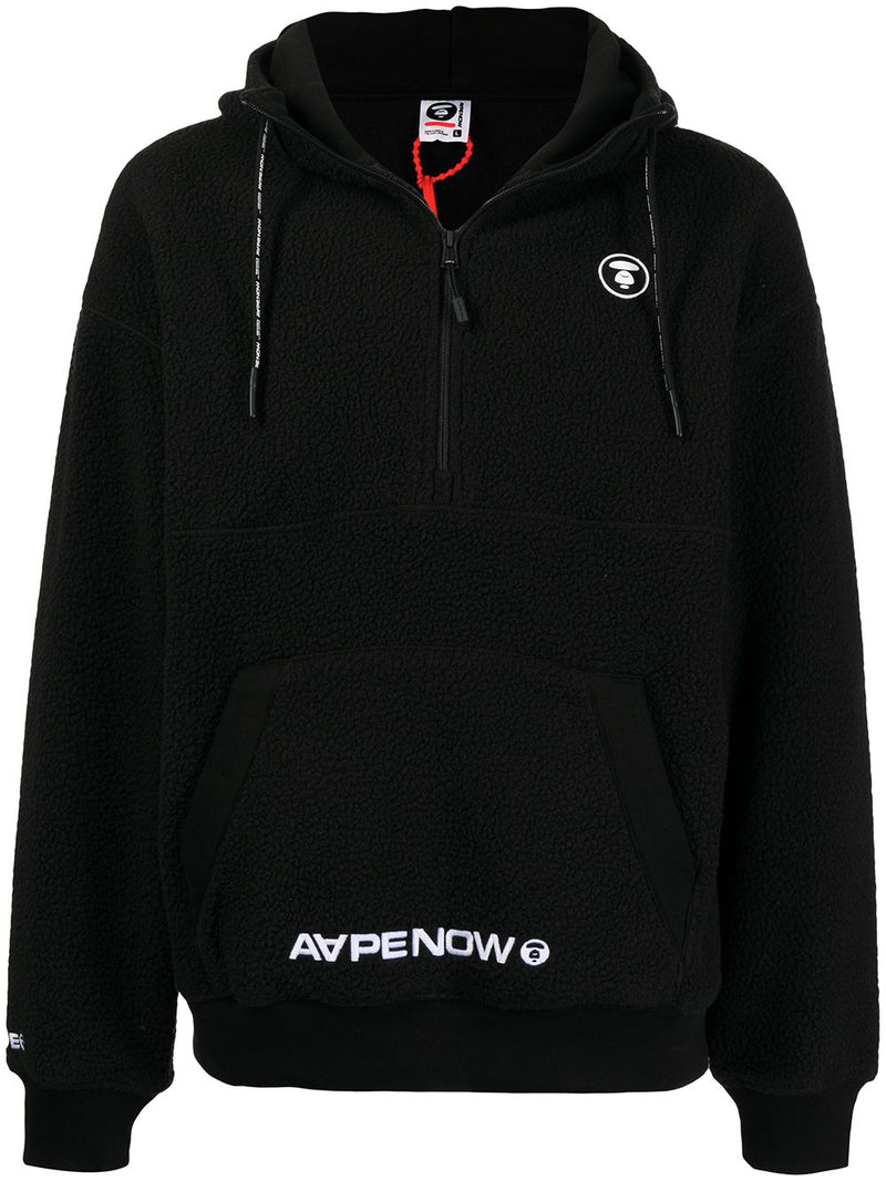 AAPE BY *A BATHING APE® logo-print zip-front hoodie – TOPDROP-NEWYORK
