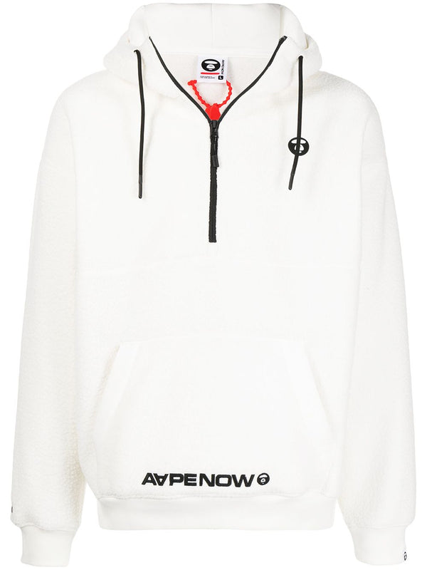AAPE BY *A BATHING APE® zip-front pullover hoodie