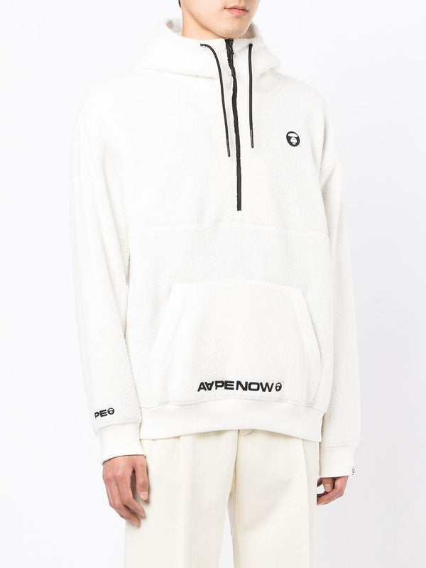 AAPE BY *A BATHING APE® zip-front pullover hoodie