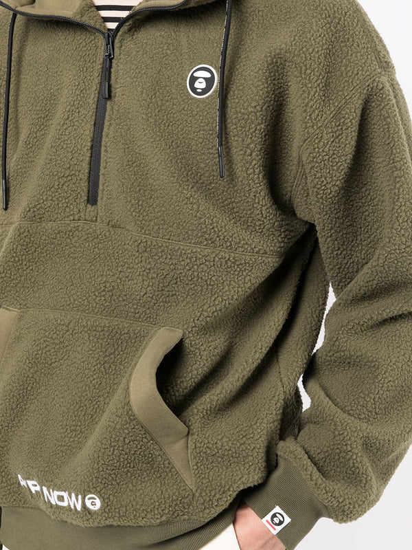 AAPE BY *A BATHING APE® logo-print zip-front hoodie