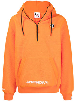 AAPE BY *A BATHING APE® logo-patch pullover hoodie