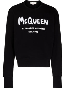 Alexander McQueen Graffiti print sweatshirt