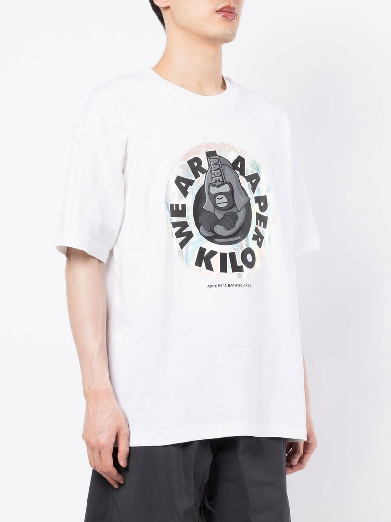 AAPE BY *A BATHING APE® graphic-print cotton T-Shirt