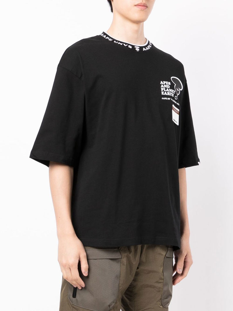 AAPE BY *A BATHING APE® graphic-print short-sleeved T-shirt
