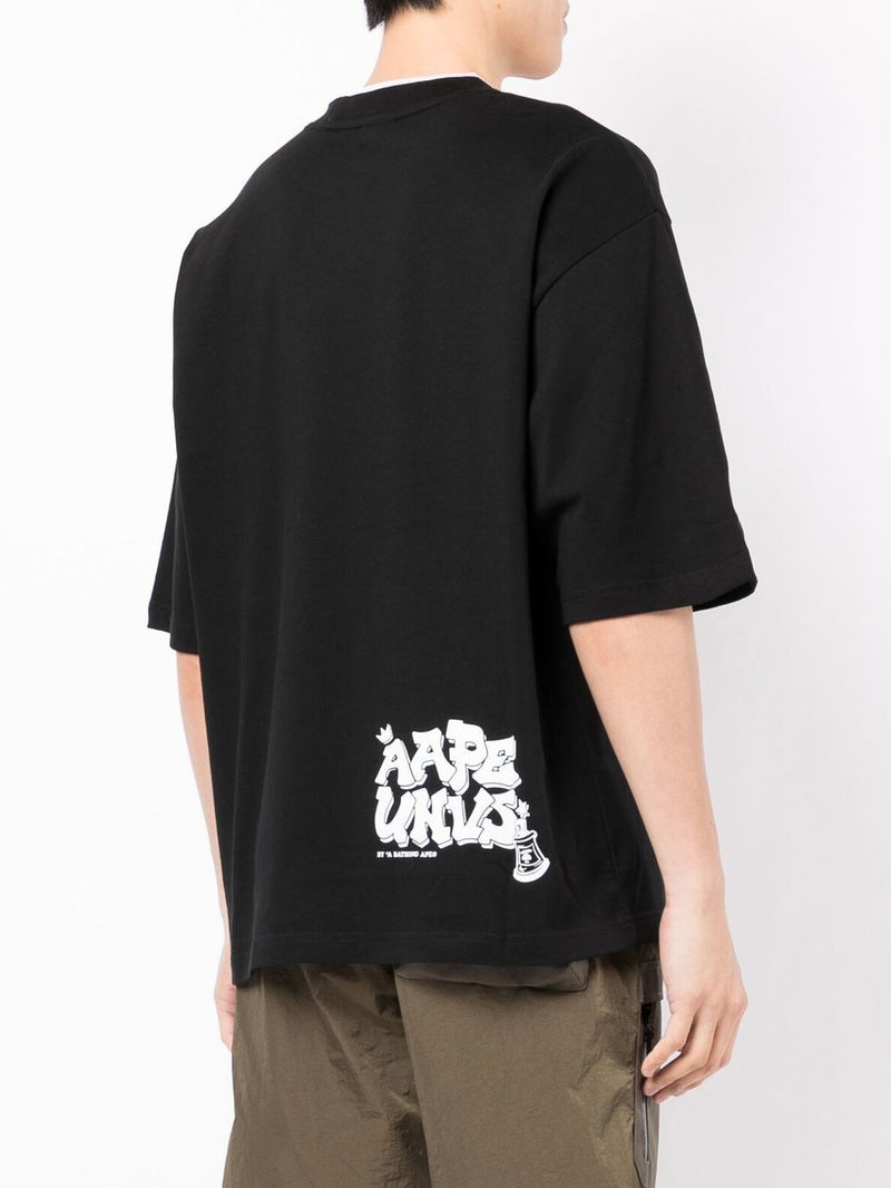AAPE BY *A BATHING APE® graphic-print short-sleeved T-shirt