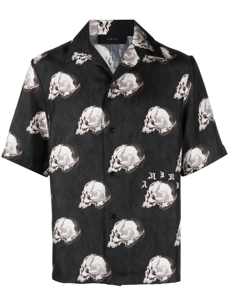 AMIRI skull-print silk shirt – TOPDROP-NEWYORK