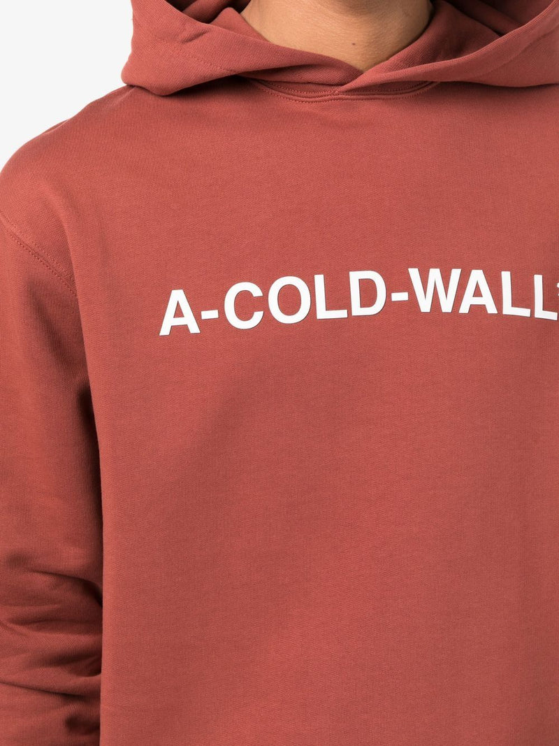 A-COLD-WALL* logo-print pullover hoodie