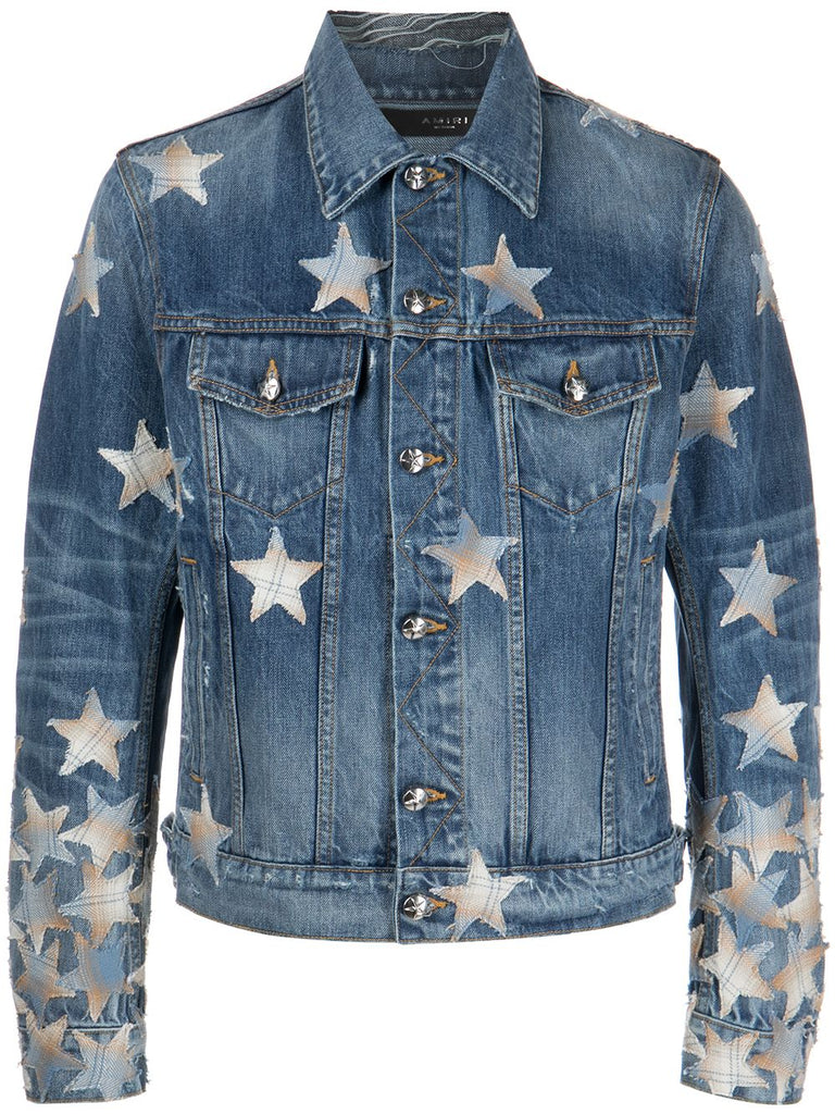 AMIRI printed denim jacket – TOPDROP-NEWYORK