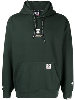 AAPE BY *A BATHING APE® graphic logo-print hoodie