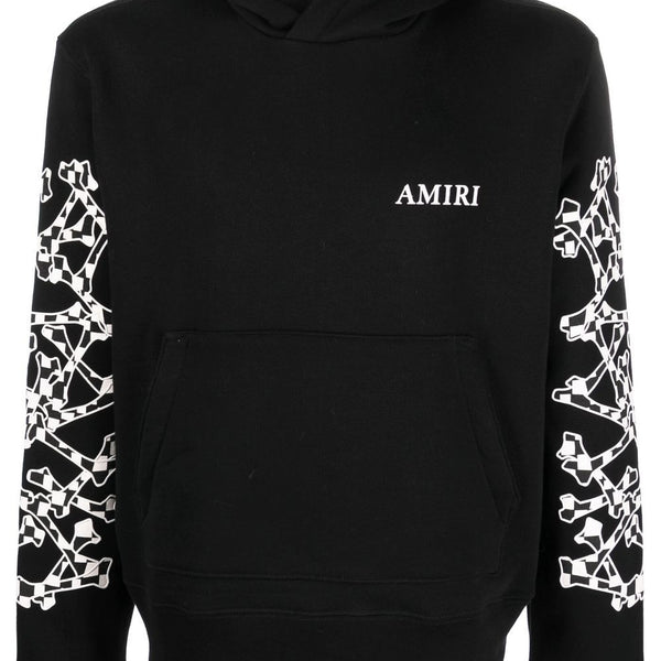 AMIRI bones motif logo hoodie – TOPDROP-NEWYORK