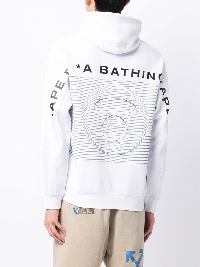 AAPE BY *A BATHING APE® graphic logo-print hoodie