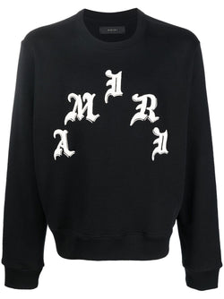 AMIRI logo-print crew neck sweatshirt
