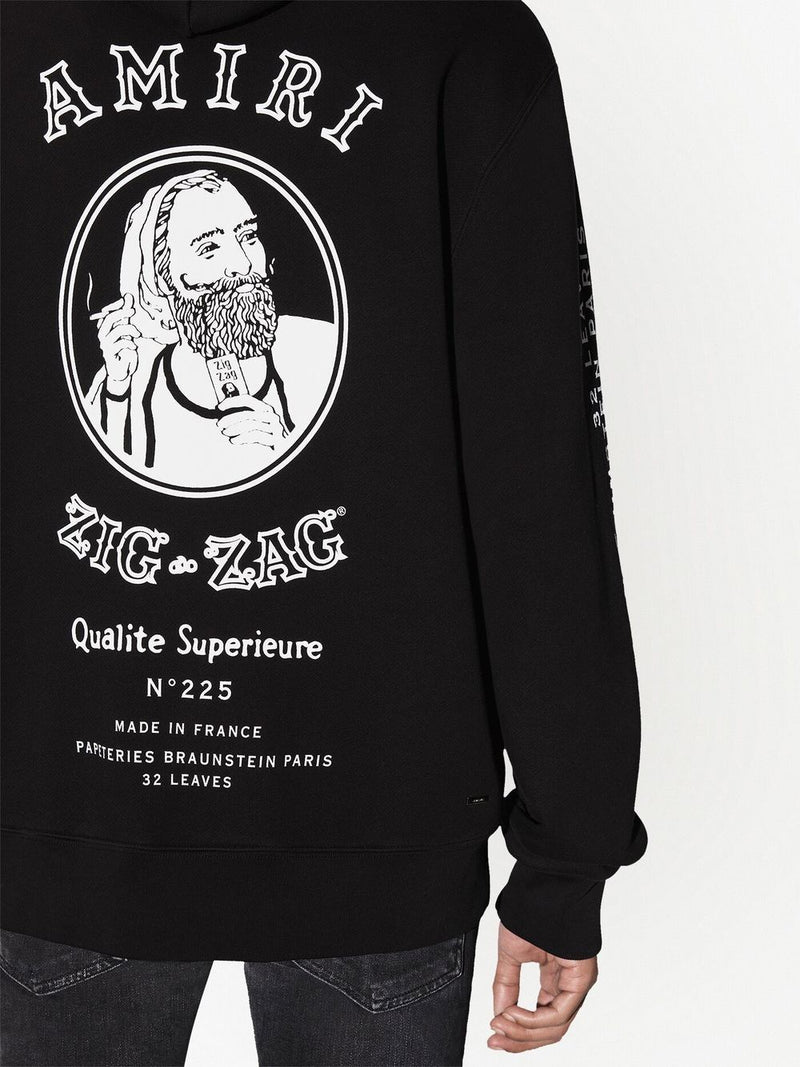 AMIRI x Zig Zag organic-cotton hoodie