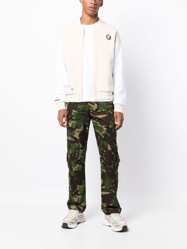 AAPE BY *A BATHING APE® two-tone bomber jacket