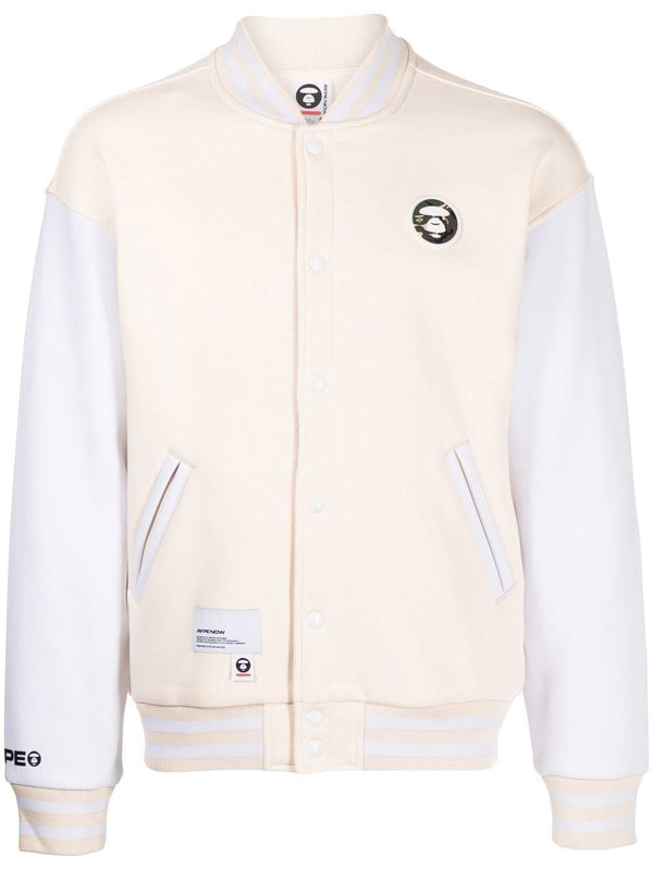 AAPE BY *A BATHING APE® two-tone bomber jacket