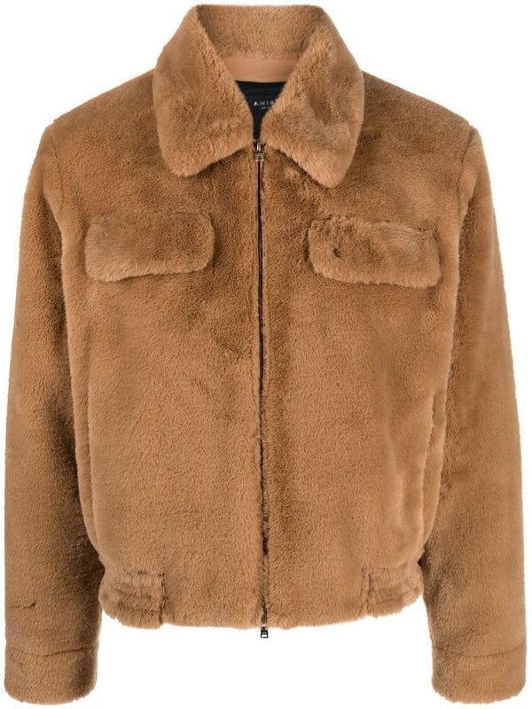 AMIRI faux-shearling blouson jacket
