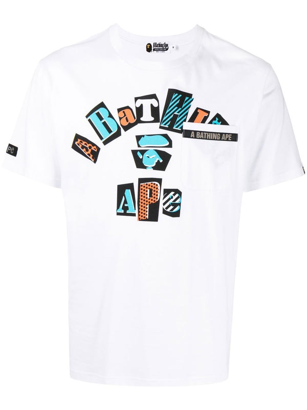 A BATHING APE® graphic-print cotton T-shirt