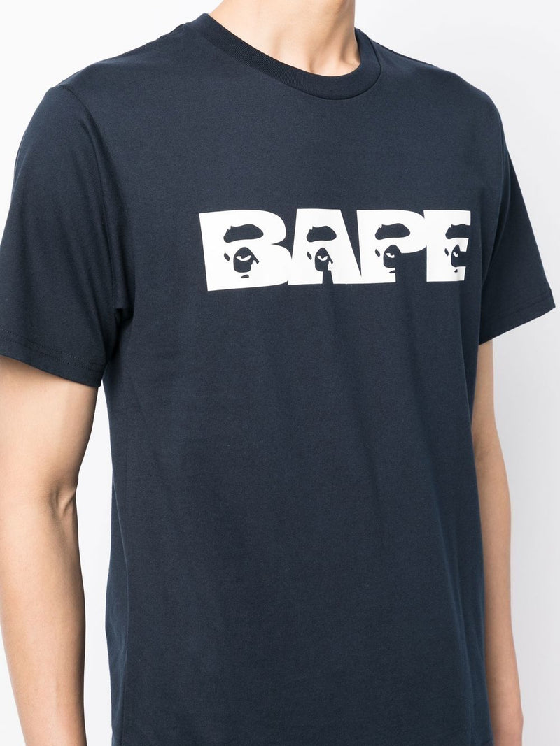 A BATHING APE® logo print T-shirt