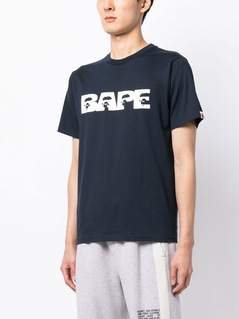 A BATHING APE® logo print T-shirt