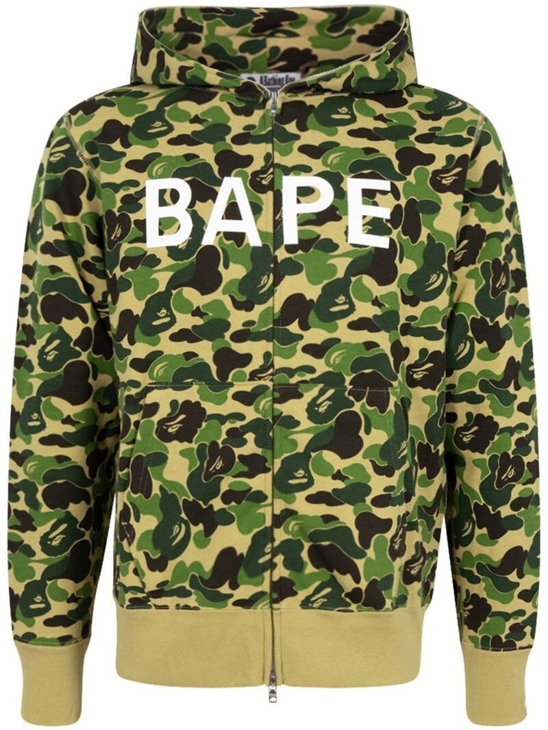 Bathing Ape BAPE Green Camouflage – Pattern Crew