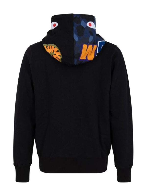 A BATHING APE® Color Camo Shark full zip hoodie
