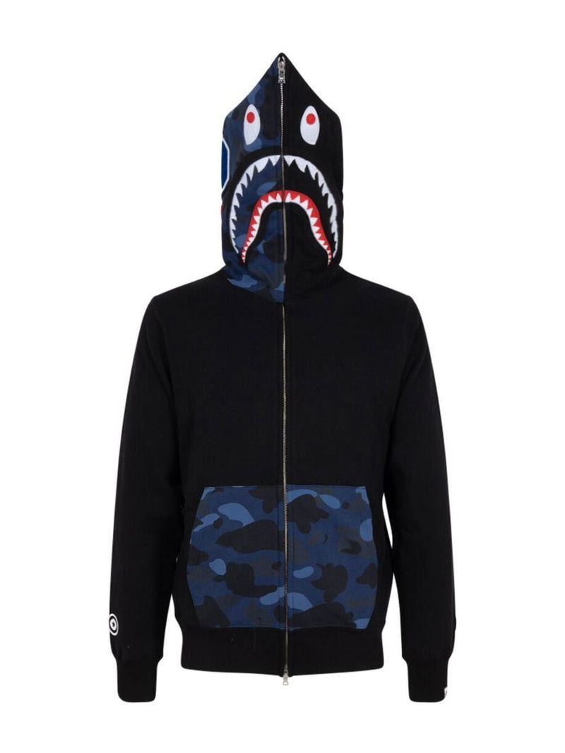 A BATHING APE® Color Camo Shark full zip hoodie