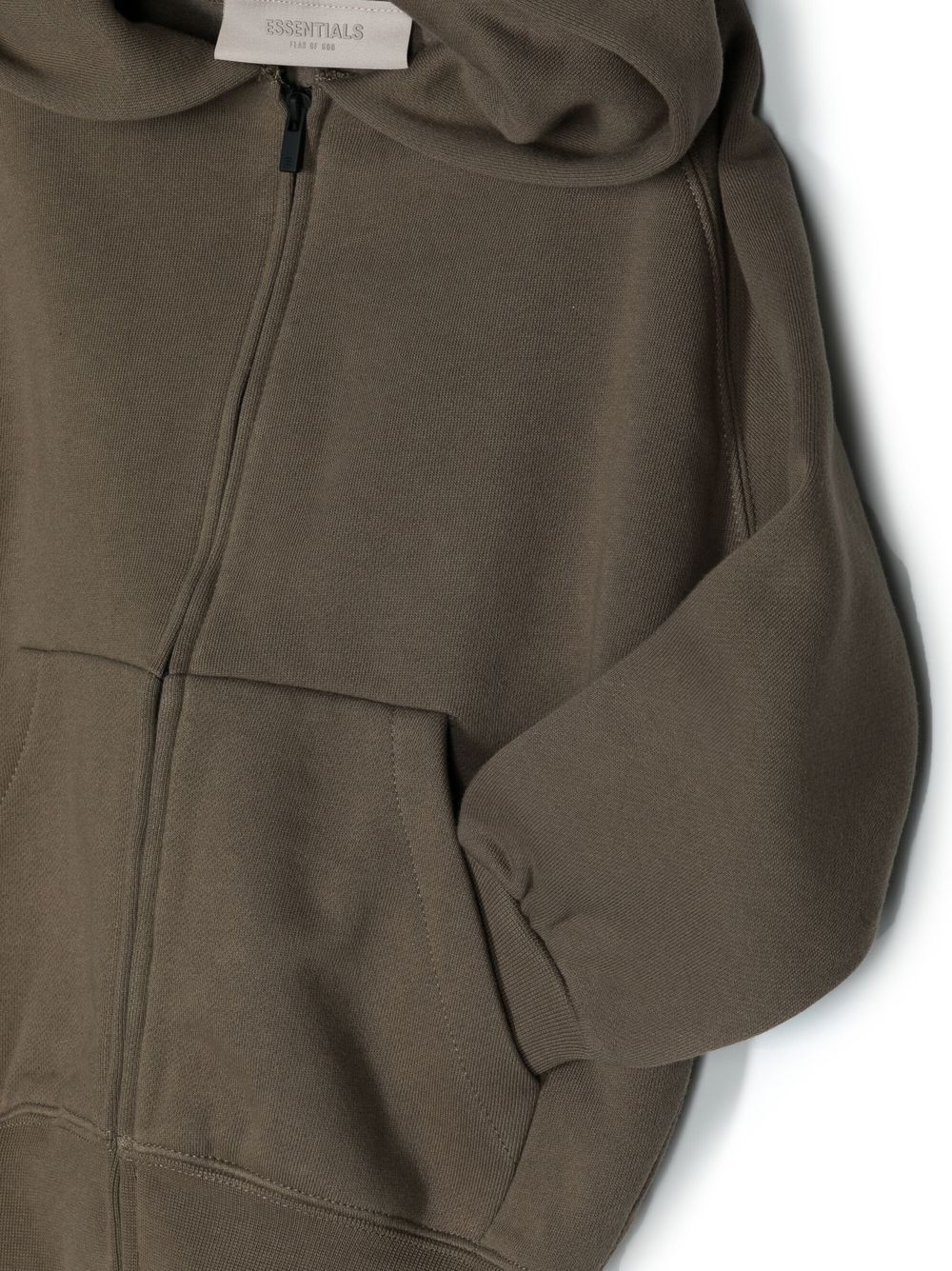 Fear of God Essentials SS21 Mockneck Half Zip 'Taupe' FOG