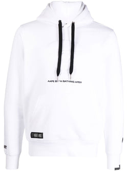 AAPE BY *A BATHING APE® logo-print cotton-blend hoodie