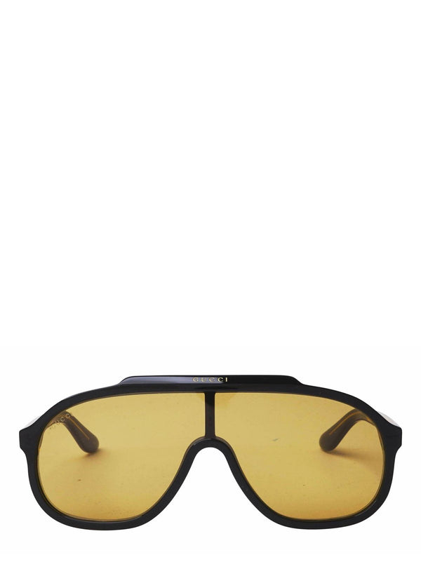 Gucci Eyewear Oversized Pilot Frame Sunglasses