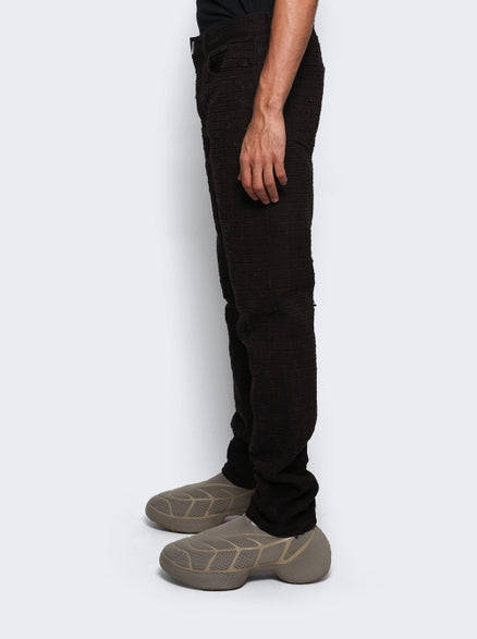 GIVENCHY Zipped Slim Fit Denim Trousers Dark Brown
