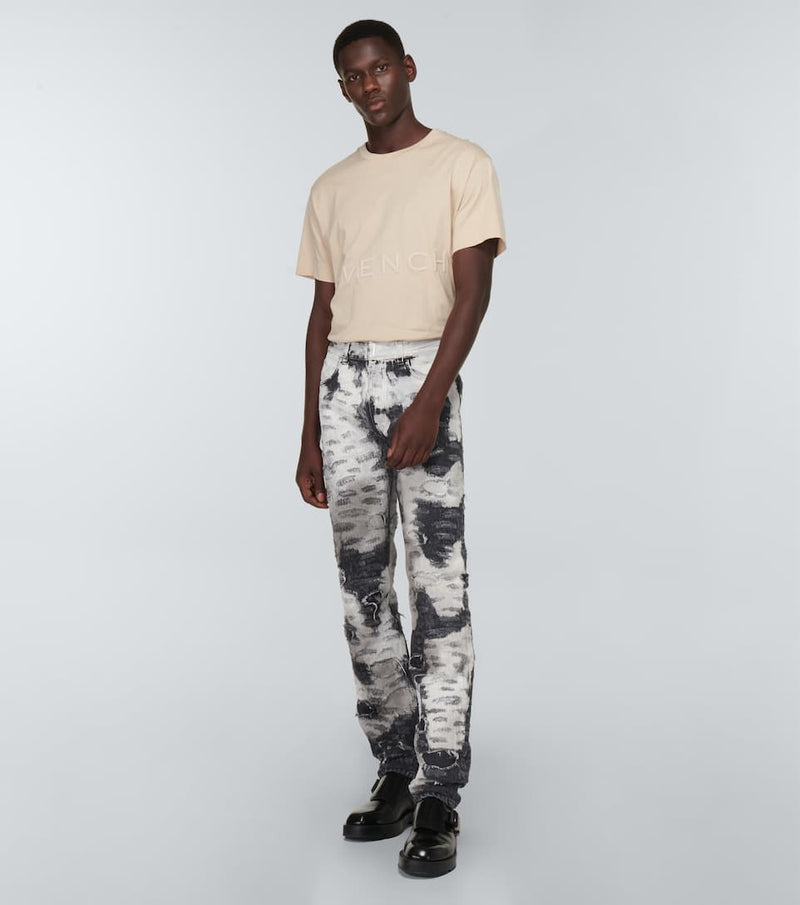 GIVENCHY Distressed slim jeans