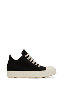 RICK OWENS DRKSHDW Black Denim Sneakers