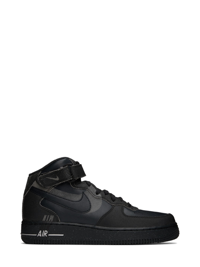 Air force 1 mid top black discount